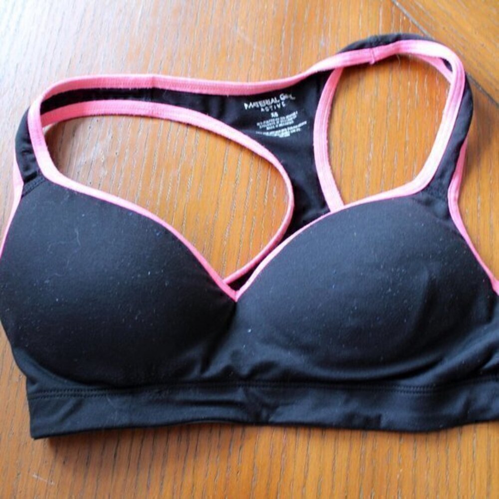 Material girl bra XS sports bra